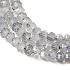 Natural Gray Labradorite Beads Strands&nbsp;G-K376-I03-3x4mm