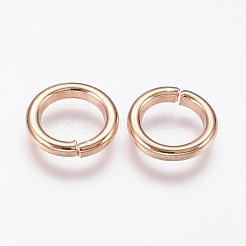 鉄オープン丸カン  ラウンド  ゴールドカラー  12ゲージ  12x2mm  内径：8mm&nbsp;IFIN-F136-01G