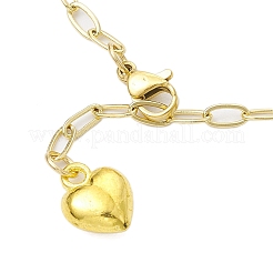 4Pcs 4 Style Brass and 304 Stainless Steel Paperclip  Chain Bracelets Sets&nbsp;BJEW-JB11050