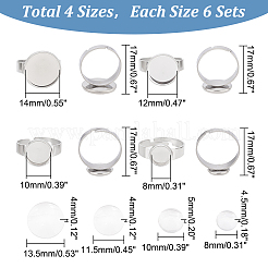 DIY Finger Rings Making Kits&nbsp;DIY-UN0001-11P