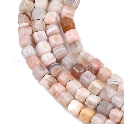 Natural Pink Botswana Agate Beads Strands&nbsp;G-G345-A02-2.5mm