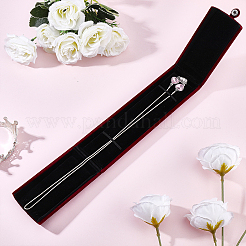 Velvet Jewelry Packing Boxes for Necklaces&nbsp;CON-WH0085-226B-01