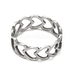 Non-Tarnish 201 Stainless Steel Finger Rings&nbsp;RJEW-G278-21P