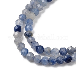 Natural Blue Aventurine Beads Strands&nbsp;G-M449-B01-3.5mm
