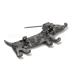 Gunmetal Alloy Enamel Lapel Pin Brooches&nbsp;JEWB-K041-01B-02