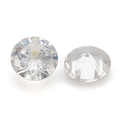 Cubic Zirconia Pointed Back Pendants&nbsp;X-ZIRC-N037-4mm-01