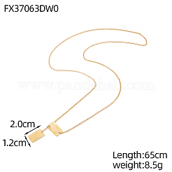 304 Stainless Steel Lariat Necklaces&nbsp;STAS-OY015-61G
