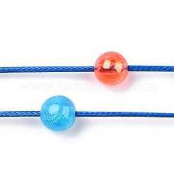 韓国のワックスポリエステルコード  藤紫色  1mm  約85ヤード/ロール&nbsp;YC1.0MM-A161