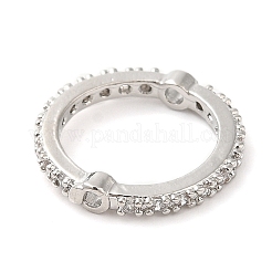 Brass Micro Pave Cubic Zirconia Bead Frame&nbsp;KK-M248-13P