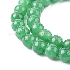 Natural White Jade Bead Strands&nbsp;G-R165-8mm-14
