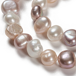 Natural Cultured Freshwater Pearl Beads Strands&nbsp;PEAR-T003-09