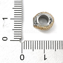 スポーツテーマの合金製ヨーロピアンビーズ  大穴ビーズ  プラチナ·ゴールデン  野球  9.5x7.5mm  穴：4.5mm&nbsp;FIND-G113-07GP-01