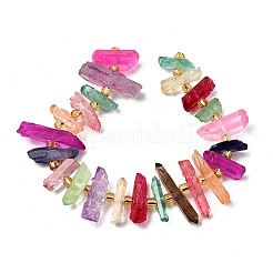Natural Quartz Crystal Beads Strands&nbsp;G-F800-C15