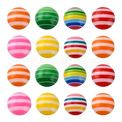 Striped Resin Cabochons&nbsp;CRES-R002-3