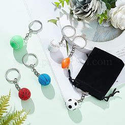 Resin & Plastic Pendants Keychains&nbsp;KEYC-OC0001-30