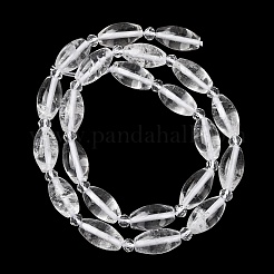 Natural Quartz Crystal Beads Strands&nbsp;G-G453-C08-8x13mm