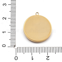 304ステンレスペンダント  ラインストーン付き  PVD真空メッキ  18KGP本金メッキ  フラットラウンド  クロス  21x18.5x3mm  穴：1.5mm&nbsp;STAS-R155-072B-G