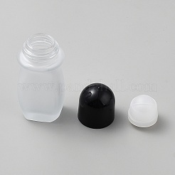 ガラスローラーボールボトル  ブラック  4.55x4x11.6cm  容量：50ml（1.69fl.oz）&nbsp;MRMJ-GF0001-71A