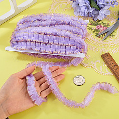 10M Double Layer Polyester Lace Ribbon&nbsp;OCOR-TA0004-14I