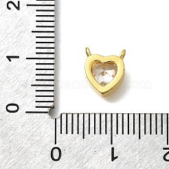 Brass Micro Pave Cubic Zirconia Pendants&nbsp;KK-D295-12G