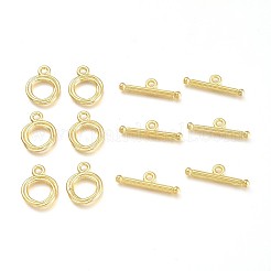 Tibetan Style Alloy Ring Toggle Clasps&nbsp;PALLOY-J471-22G