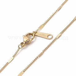 Ion Plating(IP) 304 Stainless Steel Link Chain Necklace for Women&nbsp;STAS-E185-02G