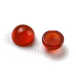 天然石カーネリアンカボション  染め  半円  2x1mm&nbsp;G-H309-02-09