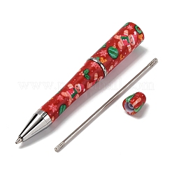Christmas Printed Plastic Ball-Point Pen&nbsp;AJEW-U012-02D
