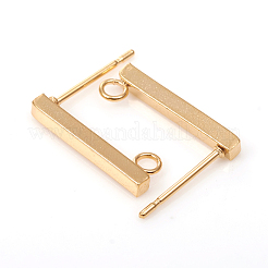 304 Stainless Steel Stud Earring Findings&nbsp;STAS-G224-21G-02