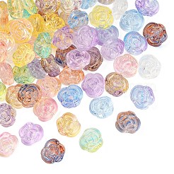 100Pcs 10 Colors Transparent Normal Glass Beads&nbsp;GLAA-YW0005-45