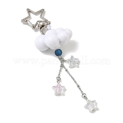 Cloud & Star Acrylic Pendant Decorations&nbsp;HJEW-JM04893