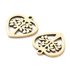 Ion Plating(IP) 316L Surgical Stainless Steel Charms&nbsp;STAS-D046-18G