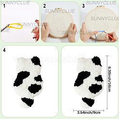 DIY Coaster Punch Needle Embroidery Starter Kits for Beginners&nbsp;DIY-WH20095-002B
