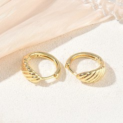 Brass Hoop Earrings&nbsp;KK-CBA30C7-32G