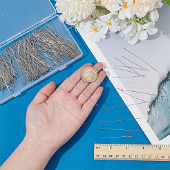 400Pcs 304 Stainless Steel Ball Head Pins & Eye Pins & Flat Head Pins&nbsp;STAS-PH0006-50