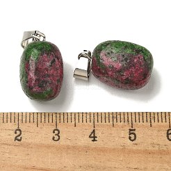 Dyed Natural Marble Pendants&nbsp;G-Z067-03P-05
