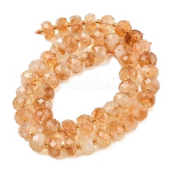 Heated Natural Citrine Beads Strands&nbsp;G-L634-E02-01-1