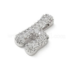Brass Micro Pave Cubic Zirconia Pendants&nbsp;KK-A300-02P-H