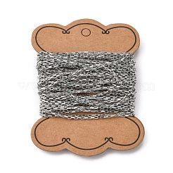 Tarnish Resistant 304 Stainless Steel Box Chains&nbsp;CHS-A003A-1.5mm