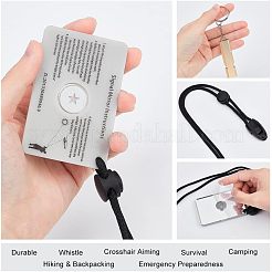 4Pcs Aluminum Alloy Double Frequency Whistles&nbsp;FIND-NB0002-98