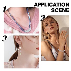 865Pieces DIY Glass Jewelry Kits&nbsp;DIY-SC0015-16D
