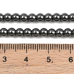 Synthetic Non-magnetic Hematite Beads Strands&nbsp;GG-CBAB93D-B01-4mm