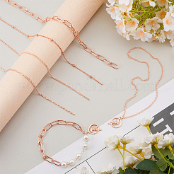 DIY 304 Stainless Steel & Iron Chains Necklaces Bracelets Making Kit&nbsp;DIY-SC0025-74