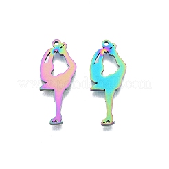 Ion Plating(IP) 201 Stainless Steel Pendant&nbsp;STAS-B027-19MC