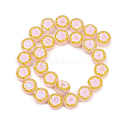 UV Plating Transparent Glass Beads&nbsp;LAMP-R004-03F