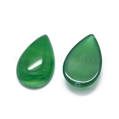 Natural Dyed & Heated Green Onyx Agate Cabochons&nbsp;G-O175-28