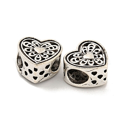 Valentine's Day Rack Plating Alloy European Beads&nbsp;FIND-B034-24AS