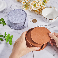 Felt Cup Mat&nbsp;AJEW-CN0002-87C