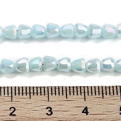 Electroplate Glass Beads Strands&nbsp;EGLA-D030-P4mm-B07