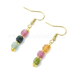 Natural Gemstone Dangle Earrings&nbsp;EJEW-JE07308